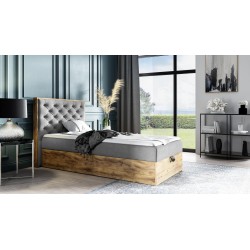 Luxaro III Comfortable Youth Bed with Storage - Faro 24 Fabric
