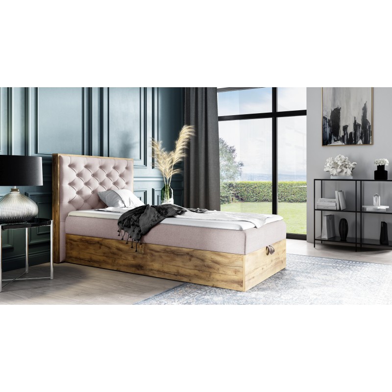 Luxaro III Comfortable Youth Bed with Storage - Faro 24 Fabric Luxaro III Comfortable Youth Bed with Storage - Faro 24 Fabric