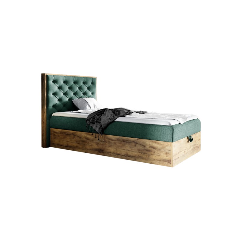 Luxaro III Comfortable Youth Bed with Storage - Faro 24 Fabric Luxaro III Comfortable Youth Bed with Storage - Faro 24 Fabric