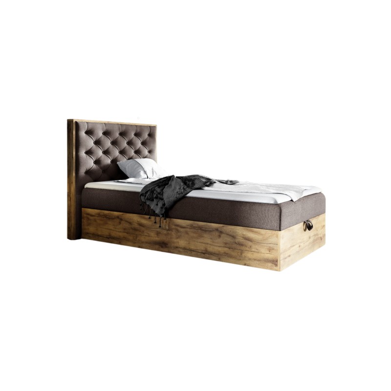 Luxaro III Comfortable Youth Bed with Storage - Faro 24 Fabric Luxaro III Comfortable Youth Bed with Storage - Faro 24 Fabric