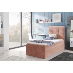 Kivo II youth bed with a bedding storage drawer - nan