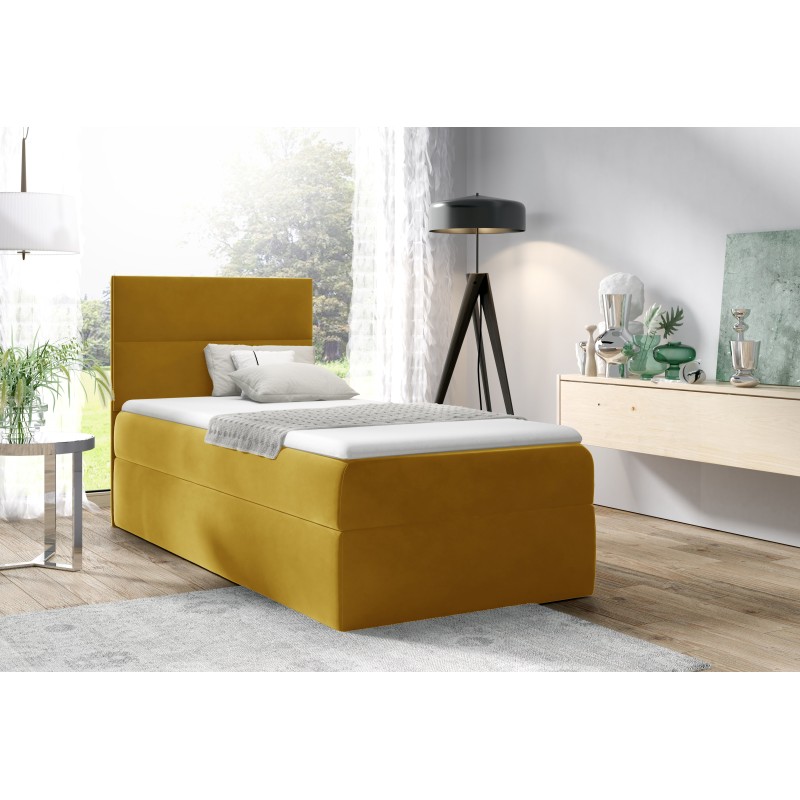 **Meta Title:** Kivo I Youth Bed with Bedding Storage - Fabric **Meta Title:** Kivo I Youth Bed with Bedding Storage - Fabric