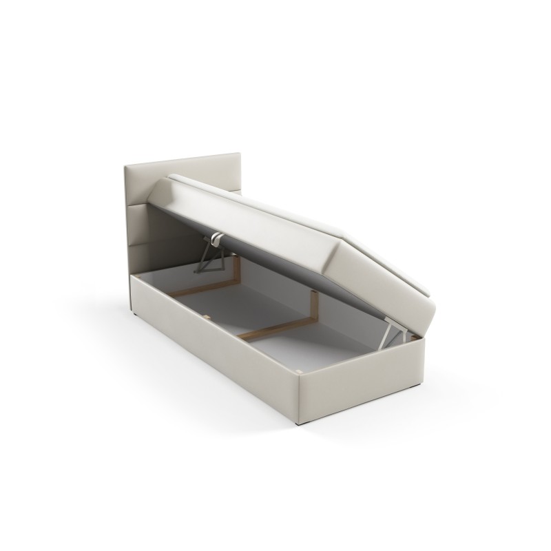 **Meta Title:** Kivo I Youth Bed with Bedding Storage - Fabric **Meta Title:** Kivo I Youth Bed with Bedding Storage - Fabric