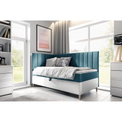 bMeta Title:/b Vitro III Youth Bed with Bedding Storage | Fresh 1 Fabric | Functional and Elegant