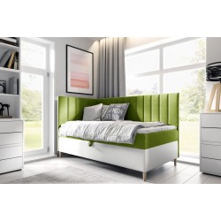 bMeta Title:/b Vitro III Youth Bed with Bedding Storage | Fresh 1 Fabric | Functional and Elegant