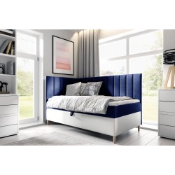 bMeta Title:/b Vitro III Youth Bed with Bedding Storage | Fresh 1 Fabric | Functional and Elegant