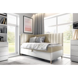 bMeta Title:/b Vitro III Youth Bed with Bedding Storage | Fresh 1 Fabric | Functional and Elegant