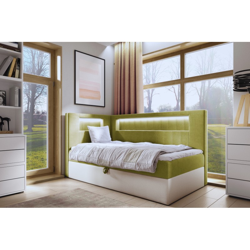 Niva III bed with LED lighting and bedding storage Niva III bed with LED lighting and bedding storage