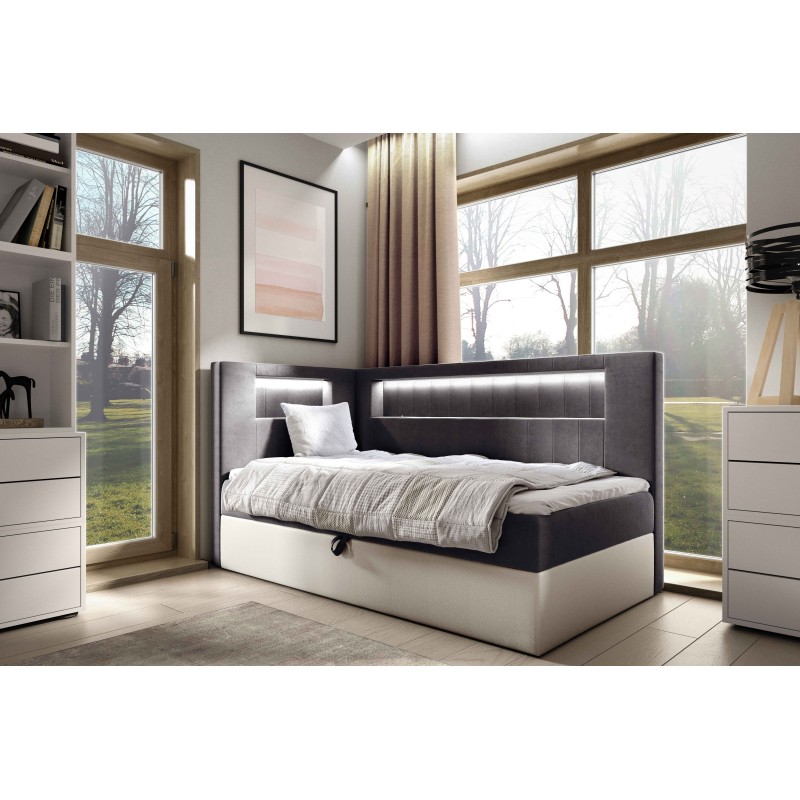 Niva III bed with LED lighting and bedding storage Niva III bed with LED lighting and bedding storage