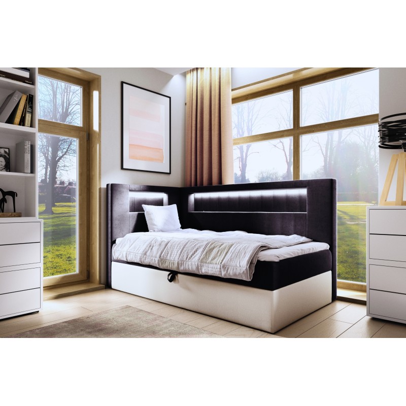 Niva III bed with LED lighting and bedding storage Niva III bed with LED lighting and bedding storage