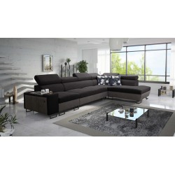 Narożnik Prestige XI Maxi z funkcją spania i portem usb tkanina Freya 210.25 + Tauro 8207