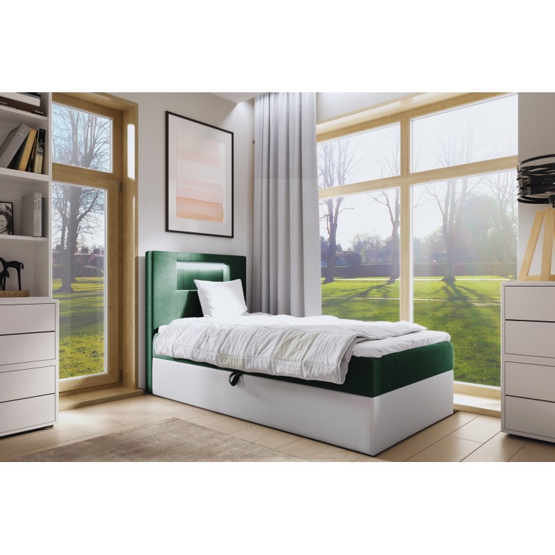 Niva I bed with LED lighting and a bedding storage drawer Niva I bed with LED lighting and a bedding storage drawer