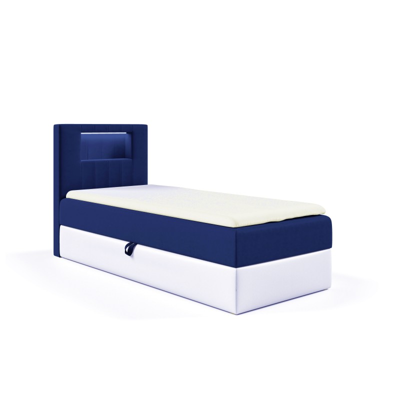Niva I bed with LED lighting and a bedding storage drawer Niva I bed with LED lighting and a bedding storage drawer