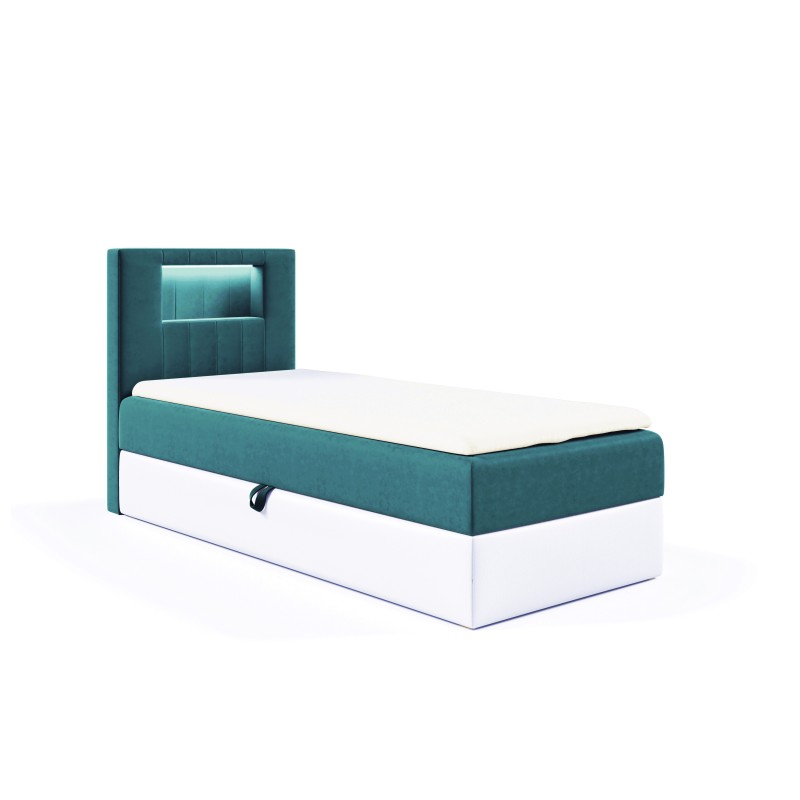 Niva I bed with LED lighting and a bedding storage drawer Niva I bed with LED lighting and a bedding storage drawer