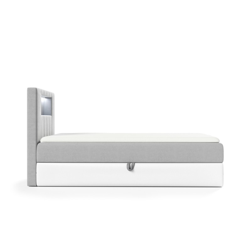 Niva I bed with LED lighting and a bedding storage drawer Niva I bed with LED lighting and a bedding storage drawer