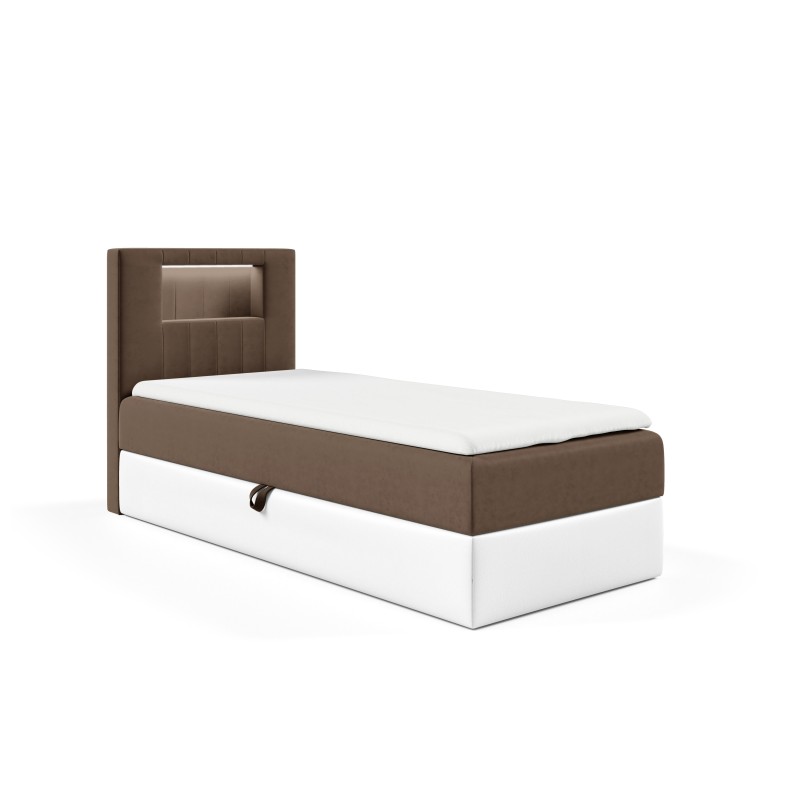 Niva I bed with LED lighting and a bedding storage drawer Niva I bed with LED lighting and a bedding storage drawer
