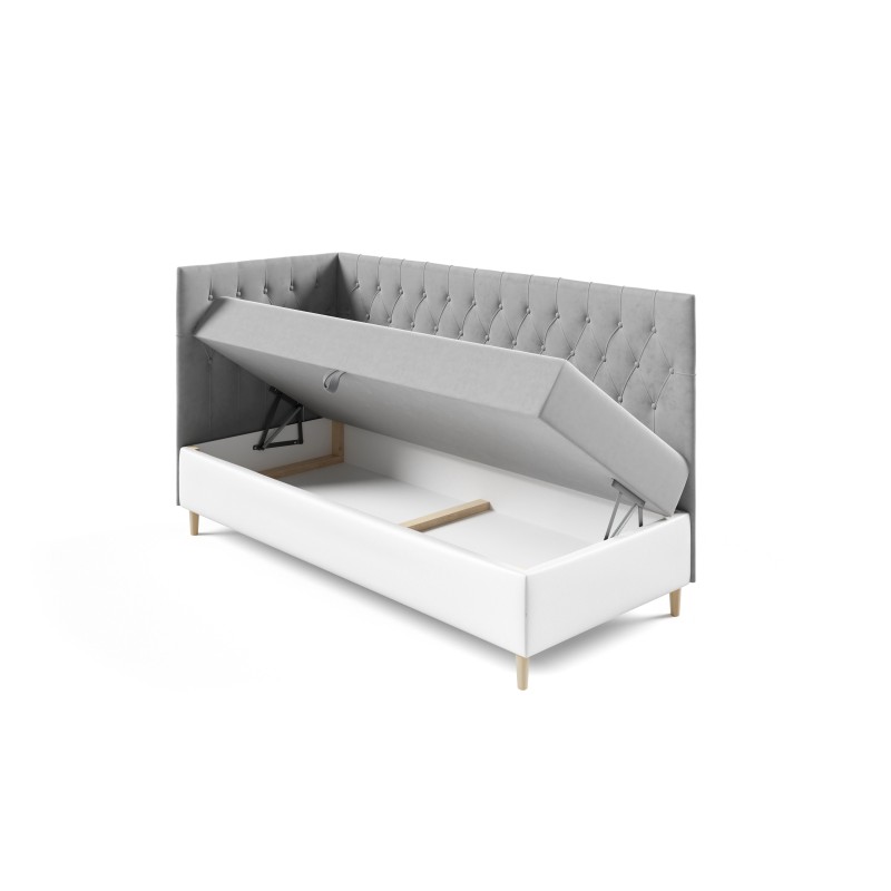 Modena III Bed – A luxurious bedroom furniture piece with a storage compartment for bedding and a sleeping function. Modena III Bed – A luxurious bedroom furniture piece with a storage compartment for bedding and a sleeping function.
