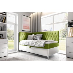 Modena III Bed – A luxurious bedroom furniture piece with a storage compartment for bedding and a sleeping function.