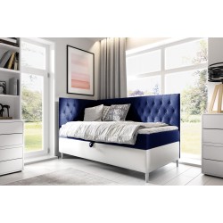 Modena III Bed – A luxurious bedroom furniture piece with a storage compartment for bedding and a sleeping function.