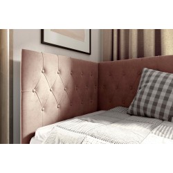 Modena III Bed – A luxurious bedroom furniture piece with a storage compartment for bedding and a sleeping function. Modena III Bed – A luxurious bedroom furniture piece with a storage compartment for bedding and a sleeping function.