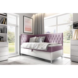 Modena III Bed – A luxurious bedroom furniture piece with a storage compartment for bedding and a sleeping function.