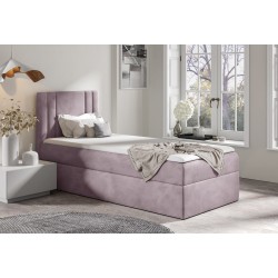 Lineo mini bed with a storage compartment in nan fabric - Comfort and functionality in one! Lineo mini bed with a storage compartment in nan fabric - Comfort and functionality in one!