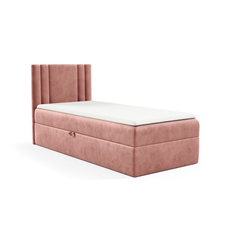 Lineo Mini-Bett mit Stauraum in Nan-Stoff - Komfort und Funktionalität in einem! Lineo Mini-Bett mit Stauraum in Nan-Stoff - Komfort und Funktionalität in einem!