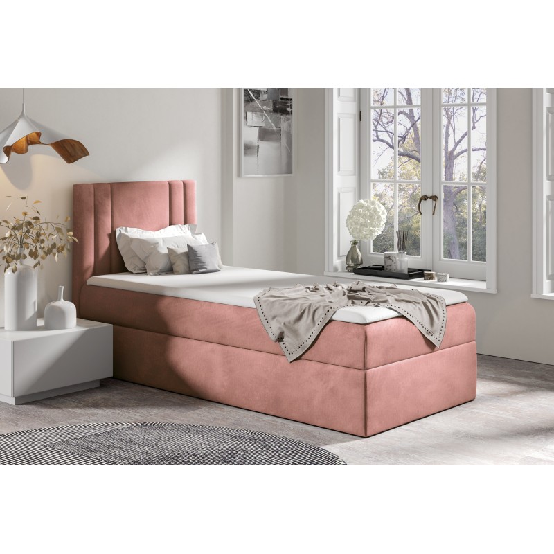 Lineo Mini-Bett mit Stauraum in Nan-Stoff - Komfort und Funktionalität in einem! Lineo Mini-Bett mit Stauraum in Nan-Stoff - Komfort und Funktionalität in einem!