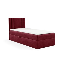 Lineo mini bed with a storage compartment in nan fabric - Comfort and functionality in one! Lineo mini bed with a storage compartment in nan fabric - Comfort and functionality in one!