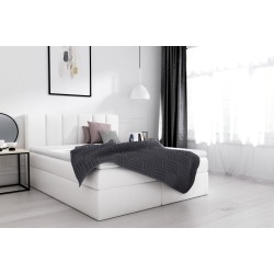 Obano continental bed with bedding storage, fabric Soft 17