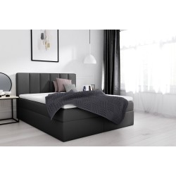 Continental bed Obano with bedding storage fabric Soft 11