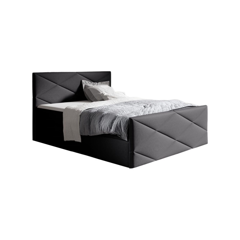 Luvero Lux continental bed with a bedding container, fabric Rico 13 Luvero Lux continental bed with a bedding container, fabric Rico 13