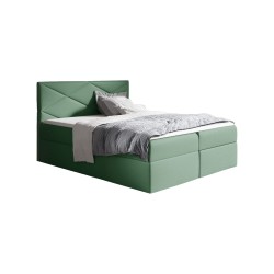 Luvero continental bed with a bedding storage compartment, fabric Rico 18 Luvero continental bed with a bedding storage compartment, fabric Rico 18