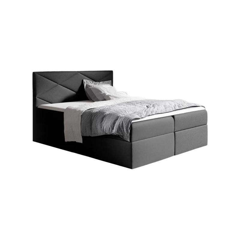 Luvero continental bed with a bedding container, fabric Rico 13 Luvero continental bed with a bedding container, fabric Rico 13