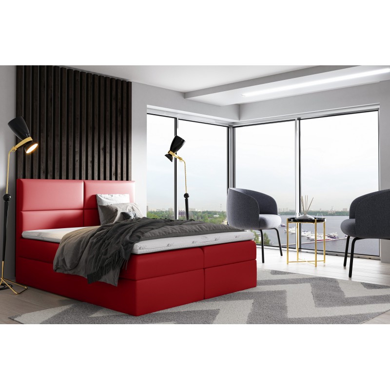 Voltar continental bed with bedding storage, fabric Soft 10 Voltar continental bed with bedding storage, fabric Soft 10