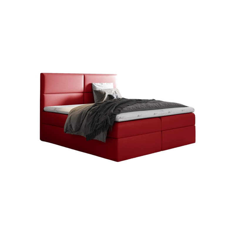 Voltar continental bed with bedding storage, fabric Soft 10 Voltar continental bed with bedding storage, fabric Soft 10