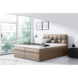 Nevalo continental bed with bedding storage, fabric Soft 34