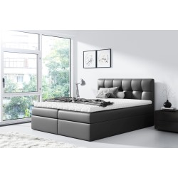 Nevalo continental bed with bedding storage, fabric Soft 11