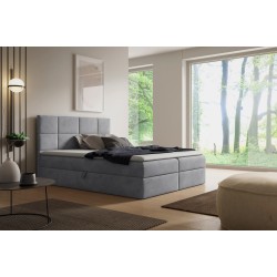 Feron continental bed with a bedding storage compartment, fabric Fresh 32
