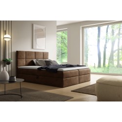 Continental bed Feron with bedding storage, fabric Fresh 06