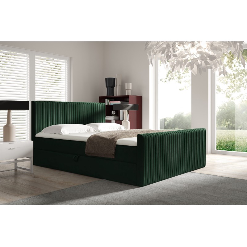 Elven continental bed with a bedding container fabric Fresh 13 Elven continental bed with a bedding container fabric Fresh 13
