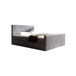 Elven continental bed with a storage container for bedding, fabric Fresh 32 Elven continental bed with a storage container for bedding, fabric Fresh 32