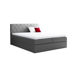 Rinovo continental bed with a bedding container, fabric Riviera 91 Rinovo continental bed with a bedding container, fabric Riviera 91