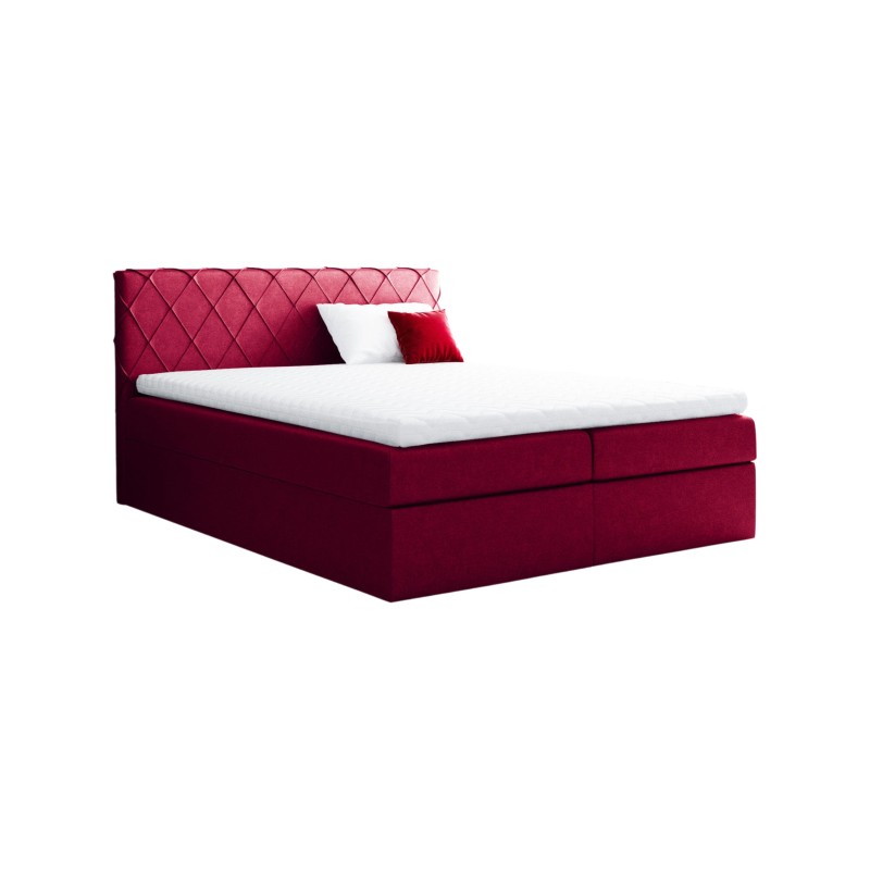 Rinovo continental bed with a bedding container, fabric Riviera 61 Rinovo continental bed with a bedding container, fabric Riviera 61