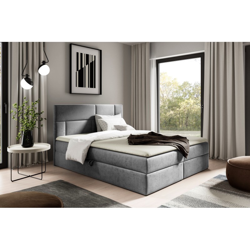 Cama continental Killian con contenedor para ropa de cama tela Fresh 32 Cama continental Killian con contenedor para ropa de cama tela Fresh 32