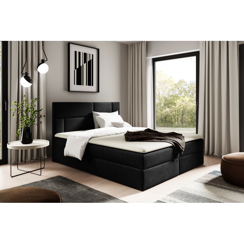 Cama continental Killian con contenedor para ropa de cama tela Fresh 17 Cama continental Killian con contenedor para ropa de cama tela Fresh 17