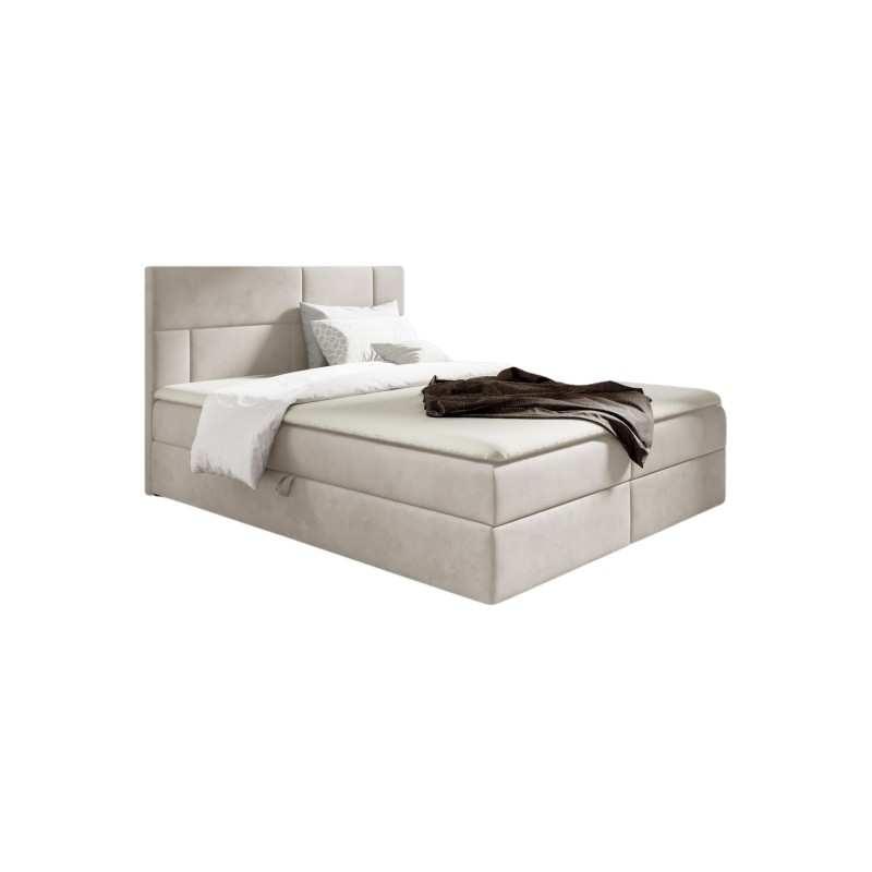 Cama continental Killian con contenedor para ropa de cama tela Fresh 01 Cama continental Killian con contenedor para ropa de cama tela Fresh 01