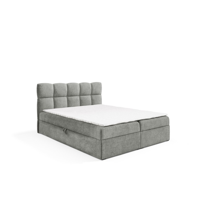 Continental bed Orivo with bedding storage fabric Coral 75 Continental bed Orivo with bedding storage fabric Coral 75