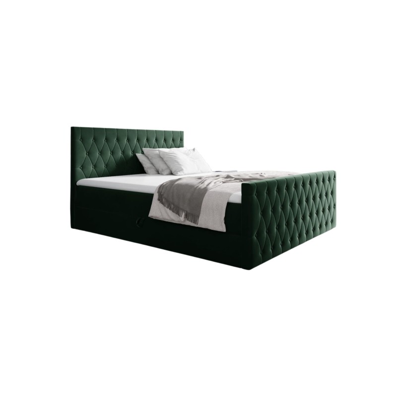 Continental bed Velar with bedding storage, fabric Fresh 13 Continental bed Velar with bedding storage, fabric Fresh 13