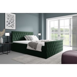 Continental bed Velar with bedding storage, fabric Fresh 13